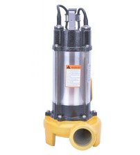 EXCELSERV Sewage Submersible Pumps 1.5 HP Cast Iron Stainless Steel Body